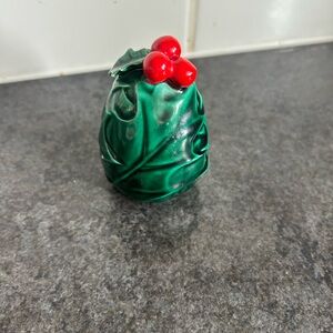 Vintage Lefton Holly Berry salt shaker made in Japan